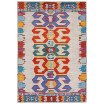 Afghan Hand-knotted Kargahi Wool Rug (2'6 x 3'9)