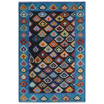 Afghan Hand-knotted Kargahi Wool Rug (2'6 x 4')