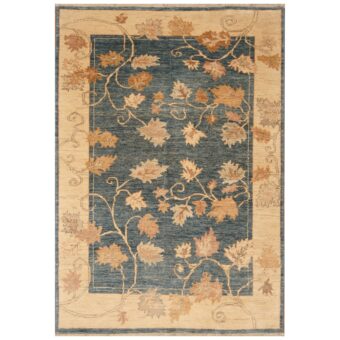Afghan Hand-knotted Vegetable Dye Oushak Wool Rug (4'10 x 6'10)