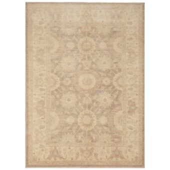 Afghan Hand-knotted Vegetable Dye Oushak Wool Rug (5' x 6'10)