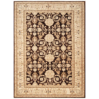 Afghan Hand-knotted Vegetable Dye Oushak Wool Rug (6'2 x 8'6)