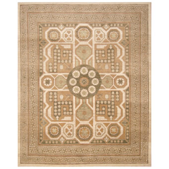 Afghan Hand-knotted Vegetable Dye Mamluk Wool Rug (8'3 x 10')