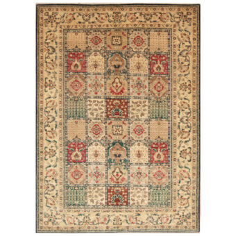 Afghan Hand-knotted Bakhtiari Wool Rug (6'9 x 9'8)
