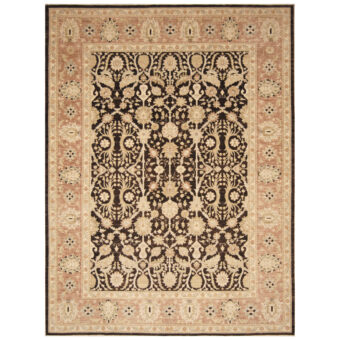 Afghan Hand-knotted Oushak Wool Rug (7'10 x 10'7)