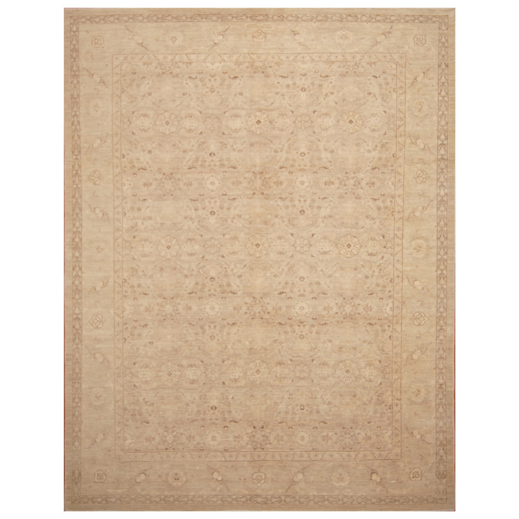 Afghan Hand-knotted Vegetable Dye Khotan Wool Rug (8' x 10'2)
