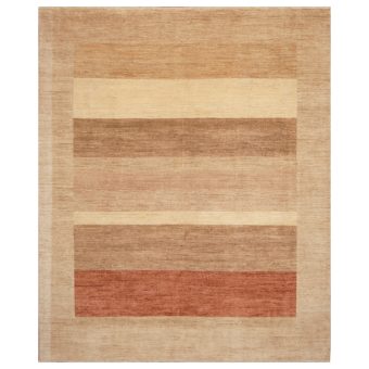 Afghan Hand-knotted Vegetable Dye Gabbeh Wool Rug (8' x 9'7)
