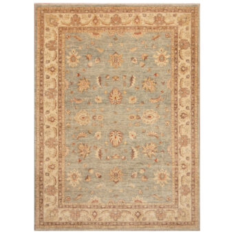 Afghan Hand-knotted Vegetable Dye Oushak Wool Rug (7' x 9'5)