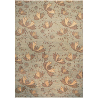 Afghan Hand-knotted Vegetable Dye Oushak Wool Rug (7'10 x 10')