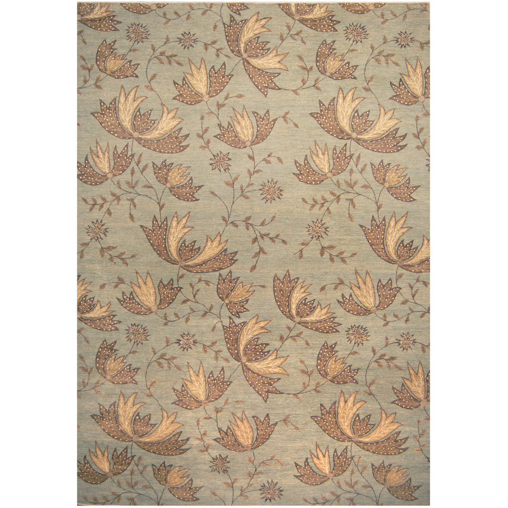 Afghan Hand-knotted Vegetable Dye Oushak Wool Rug (7'10 x 10')