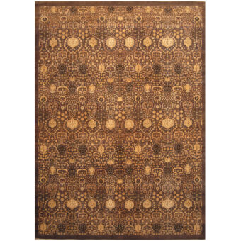 Afghan Hand-knotted Vegetable Dye Khotan Wool Rug (8' x 10'6)