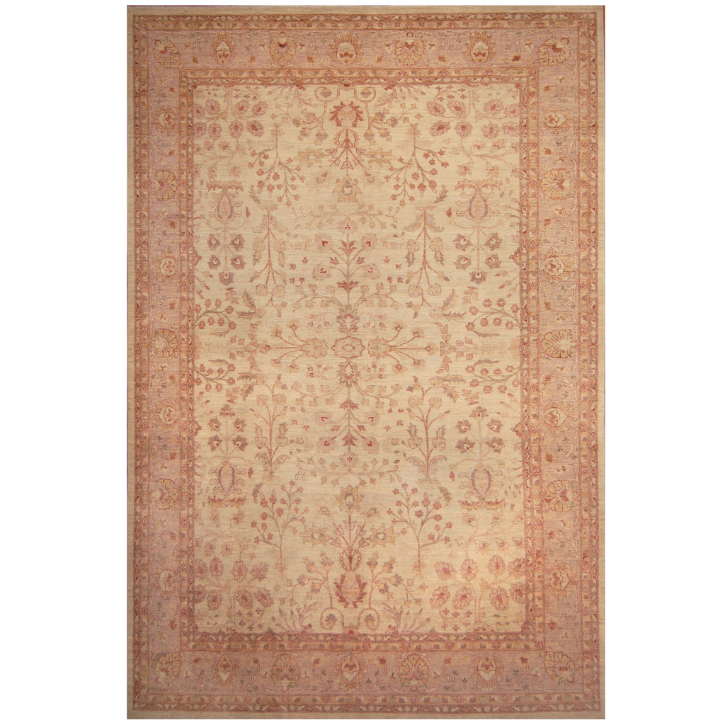 Pak Persian Hand-knotted Oushak Wool Rug (8' x 10'6)