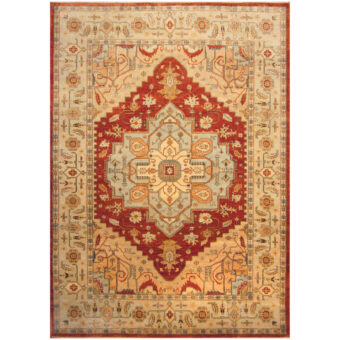 Afghan Hand-knotted Vegetable Dye Khotan Wool Rug (7'10 x 9'10)