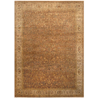 Afghan Hand-knotted Vegetable Dye Oushak Wool Rug (8'3 x 9'8)