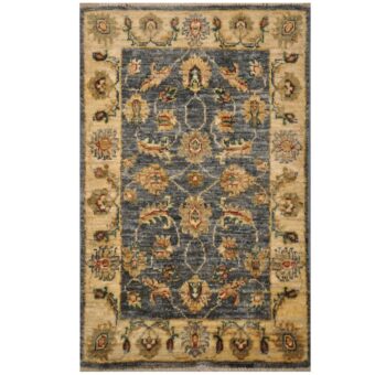 Afghan Hand-knotted Vegetable Dye Oushak Wool Rug (2' x 3')