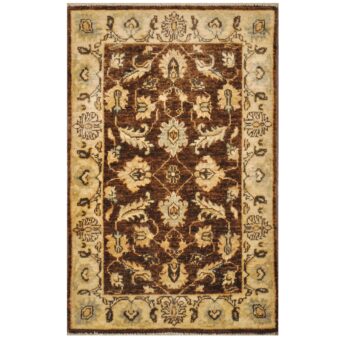 Afghan Hand-knotted Vegetable Dye Oushak Wool Rug (2' x 3')