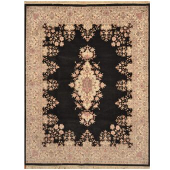 Indo Hand-knotted Kerman Wool Rug (7'10 x 10'2)