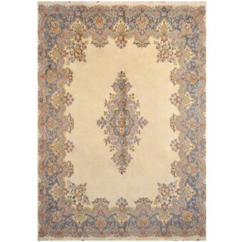 Persian Hand-knotted Kerman Wool Rug (9'9 x 13'8)