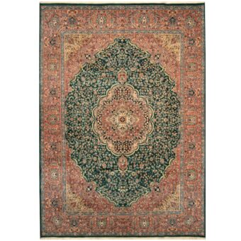 Pak Persian Hand-knotted Sarouk Wool Rug (10' x 14'2)