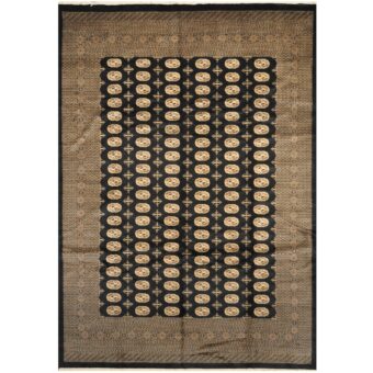 Pakistani Hand-knotted Bokhara Wool Rug (9'8 x 13'6)
