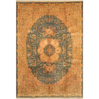 Persian Hand-knotted Tabriz Wool & Silk Rug (9'8 x 14')
