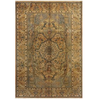 Persian Hand-knotted 1940's Semi-antique Tabriz Wool Rug (6'8 x 9'9)