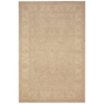 Afghan Hand-knotted Vegetable Dye Oushak Wool Rug (6' x 8'10)