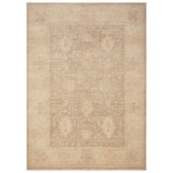 Afghan Hand-knotted Vegetable Dye Oushak Wool Rug (6'5 x 8'9)