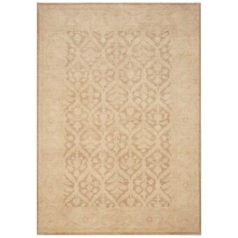 Afghan Hand-knotted Vegetable Dye Oushak Wool Rug (6' x 8'5)