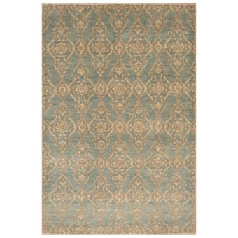 Afghan Hand-knotted Vegetable Dye Oushak Wool Rug (6' x 9')