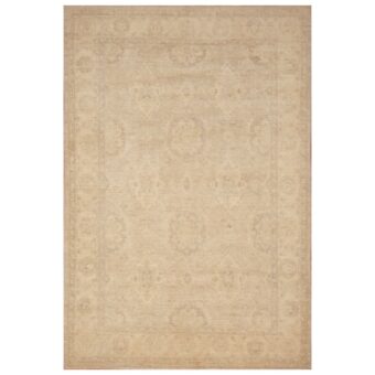 Afghan Hand-knotted Vegetable Dye Oushak Wool Rug (6' x 8'10)