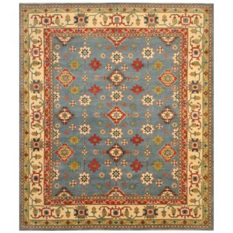 Afghan Hand-knotted Kazak Wool Rug (8'2 x 9'9)