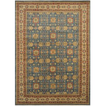 Afghan Hand-knotted Kazak Wool Rug (10' x 14')
