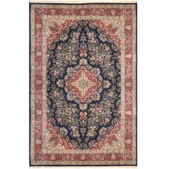 Indo Hand-knotted Sarouk Wool & Silk Rug (12' x 18')