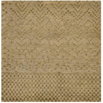Indo Hand-knotted Tibetan Wool Rug (2' x 2')