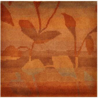 Indo Hand-knotted Tibetan Wool Rug (2' x 2')