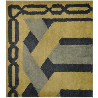 Indo Hand-knotted Tibetan Wool Rug (2' x 2')