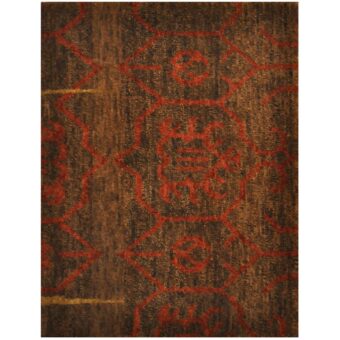 Indo Hand-knotted Tibetan Wool Rug (2' x 2'6)