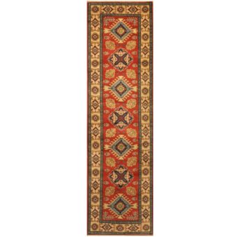 Afghan Hand-knotted Tribal Kazak Wool Rug (2'8 x 9'9)