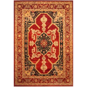 Afghan Hand-knotted Vegetable Dye Serapi Wool Rug (10'3 x 14'9)