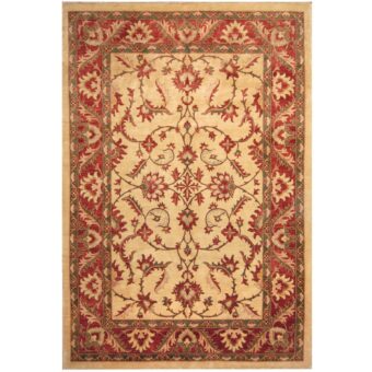 Afghan Hand-knotted Vegetable Dye Oushak Wool Rug (9'4 x 13'4)