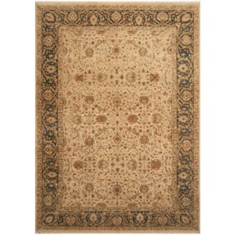 Indo Hand-knotted Vegetable Dye Mahal Wool Rug (9'10 x 14')