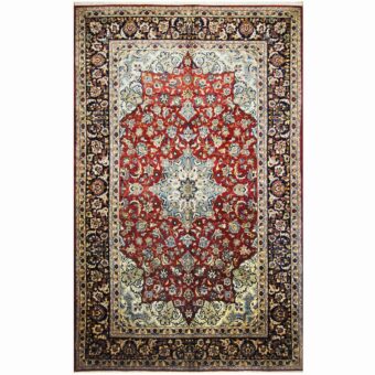 Persian Hand-knotted Isfahan Wool Rug (6'7 x 13'10)