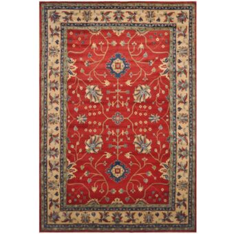 Afghan Hand-knotted Tribal Kazak Wool Rug (9'8 x 14'5)