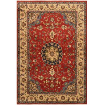Afghan Hand-knotted Tribal Kazak Wool Rug (4'1 x 6')