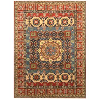 Afghan Hand-knotted Tribal Kazak Wool Rug (8'10 x 12'3)