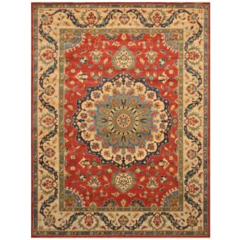 Afghan Hand-knotted Tribal Kazak Wool Rug (8'7 x 11'6)