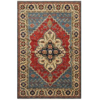 Afghan Hand-knotted Tribal Kazak Wool Rug (4'1 x 6'3)