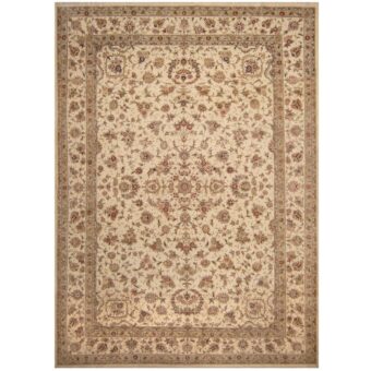 Indo Hand-knotted Tabriz Wool & Silk Rug (10' x 14')