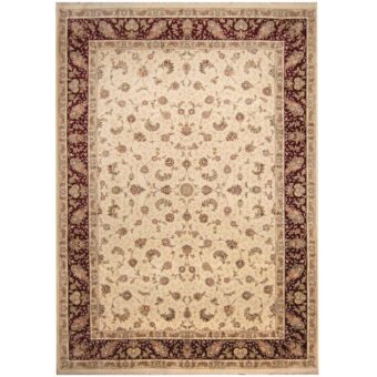 Indo Hand-knotted Tabriz Wool & Silk Rug (10' x 14')