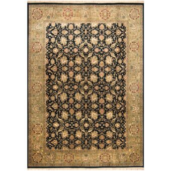Indo Hand-knotted Mahal Wool Rug (10' x 14')